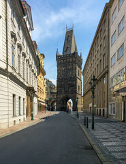Fototapeta premium Old Town Bridge Tower - Prague