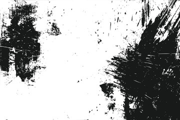 Black and white grunge splash abstract texture background