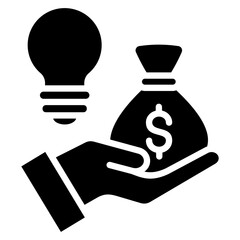 Investment Solution  Icon Element For Design