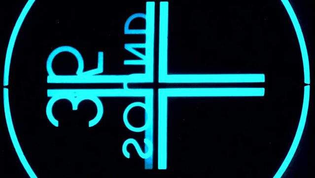 Old 35mm Vintage Film Leader Countdown 4K Video Overlay Background Loop