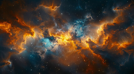 Starry Cosmos Celestial Nebulae