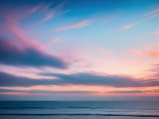 Naklejka premium sunset over the sea