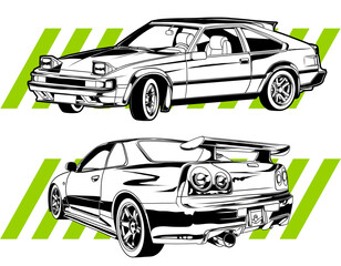 Race Car vector illustration