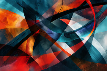 abstract background with lines, At the heart of the composition, an abstract contemporary background serves as a canvas for creativity and expression