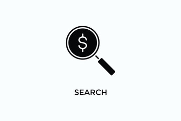 Search Vector Icon Or Logo Sign Symbol Illustration
