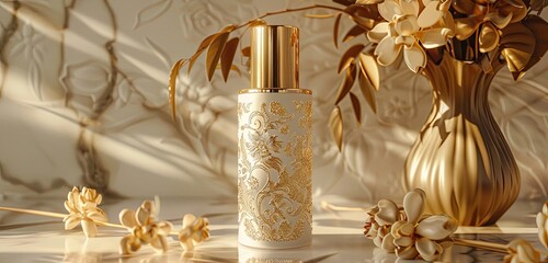 still life with wheat ears and jug