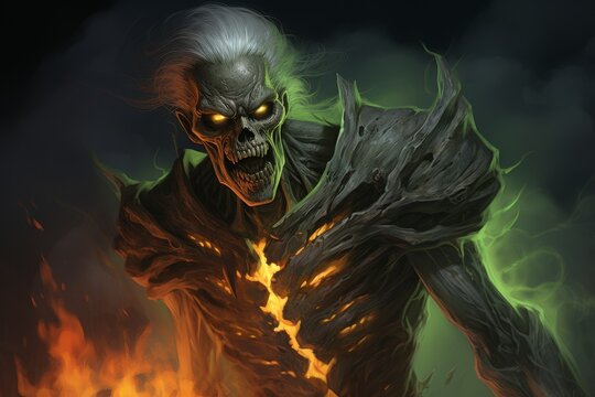 The powerful lich is ready to fight against all odds.
