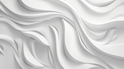 White abstract texture, background 3d paper art style can be used in cover design, book design, poster, cd cover, flyer, website backgrounds or advertising