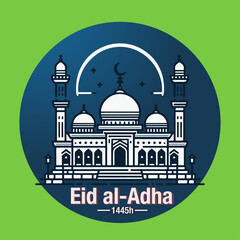 Eid al Adha 2024 template poster