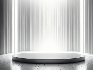 empty stage with spotlight