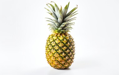 A Pineapple on White