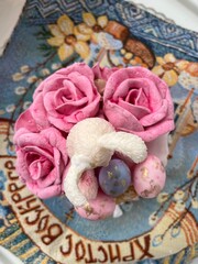 Easter cake with roses