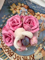 Easter cake with roses