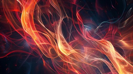 abstract fire background with flames