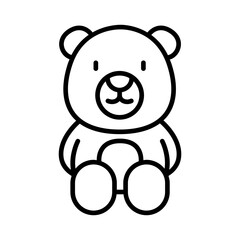 Obraz premium Teddy bear icon