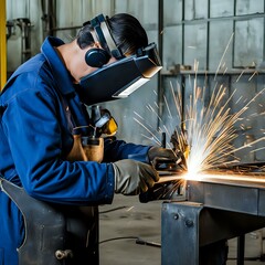 Industrial Welding Work