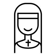 Nun icon