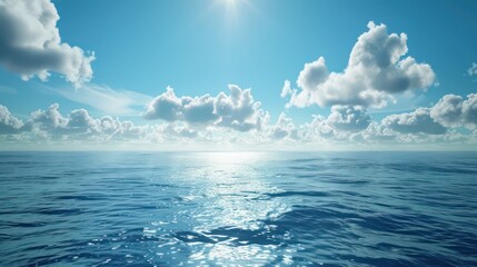 clear blue sea, surrounded by lush greenery and vibrant coral reefs