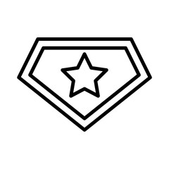 Superhero Badge icon