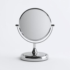 Makeup mirror isolated on white