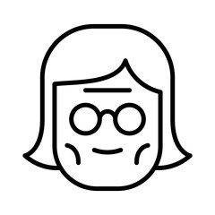 old woman icon