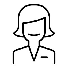 Business woman icon