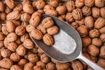 Wallnuts at the greengrocer