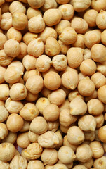 Heap of Dried Chickpeas, a Nutritious Legume Rich in Plant-base Protein Great for Overall Health