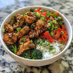 stir fried chicken with vegetables