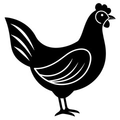 hen and chicken illustration