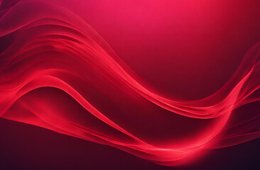 Fototapeta premium Red swirl wave abstract wave background abstract wallpaper background for desktop with generative ai 