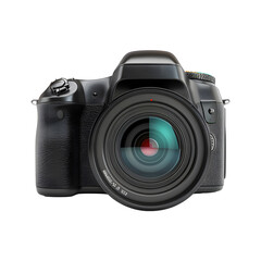 Digital Camera Isolated on Transparent Background. PNG.