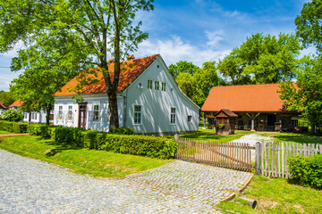 Traditional and picturesque ethno village Kumrovec in Zagorje region in Croatia, birth place of...