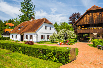 Traditional ethno village of Kumrovec and Josip Broz Tito birth house, Zagorje region, Croatia