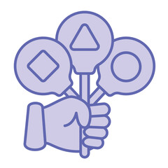 Diversity  Icon Blue