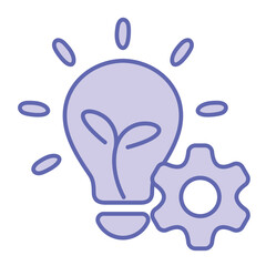 Innovation  Icon Blue