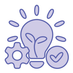 Innovation  Icon Blue