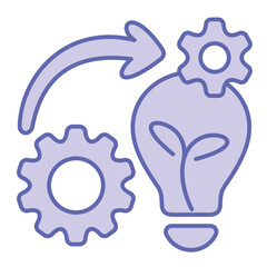 Innovation Icon Blue