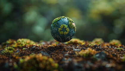 Eco-friendly planet. Protecting the environment and the health of the planet