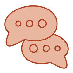 Communication  Icon Brown