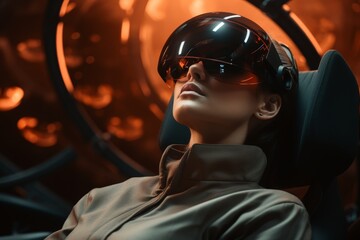 Capture the essence of a high-angle, dystopian setting within a virtual reality experience Employ unique camera angles to intrigue and captivate the audiences imagination