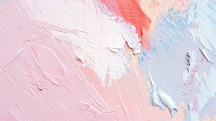Abstract painting with pastel colors background