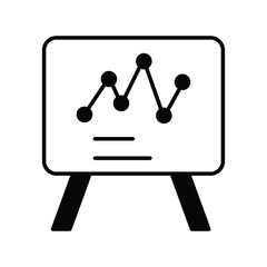 strategy icon with white background vector stock illustration