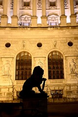 person sitting on the stairs