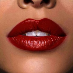 Red Lip illustration 
