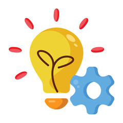 Innovation  Icon Flat color