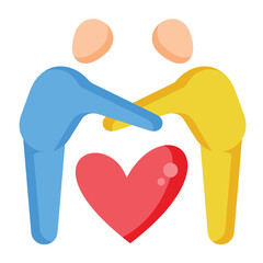 Respect  Icon Flat color