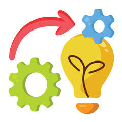 Innovation Icon Flat color