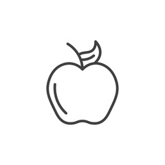 Crisp Apple Icon Set. Fresh apple fruit vector symbol. Healthy snack sign.