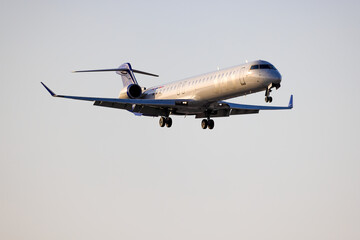 Smooth Touchdown: SAS CRJ-900ER Landing at Warsaw Chopin Airport